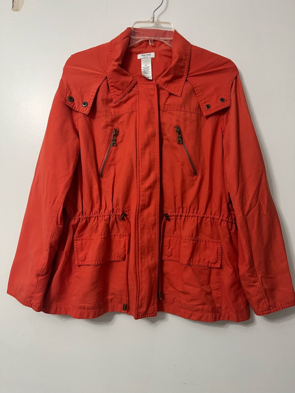 Liz &Co lightweight jacket Orange color